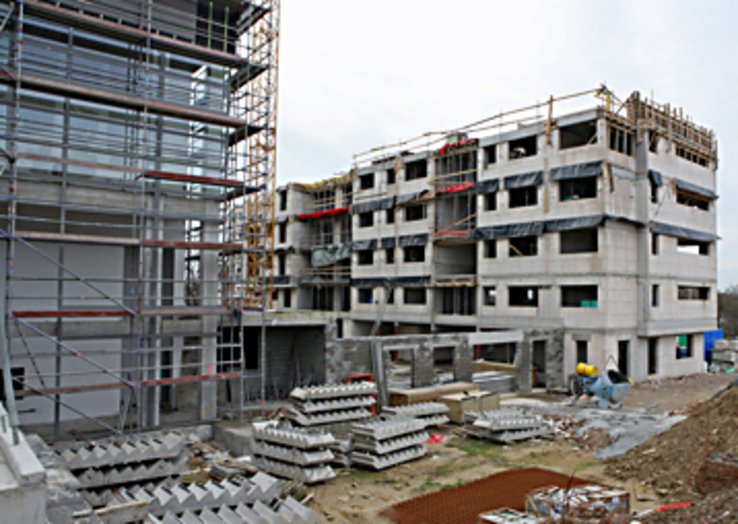 photo de bâtiments en construction