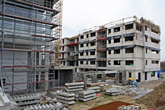 photo de bâtiments en construction