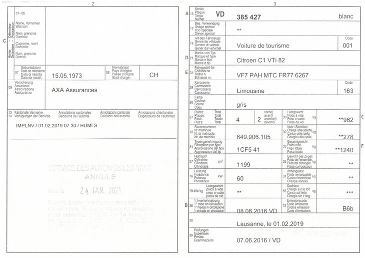 Permis de circulation