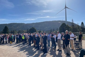 Inauguration du parc éolien de Ste-Croix