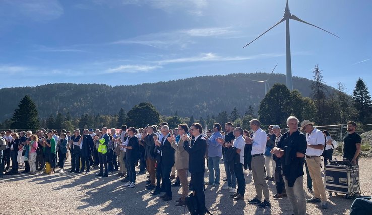 Inauguration du parc éolien de Ste-Croix