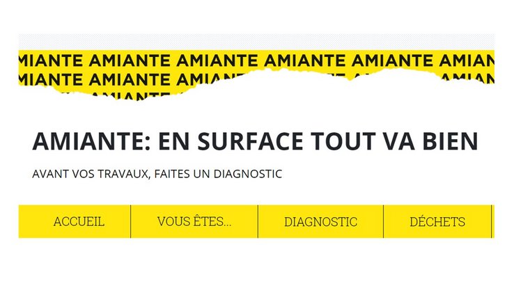 Un nouveau site internet pour l'amiante