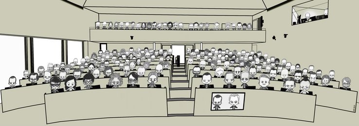 Dessin représentant le plénum