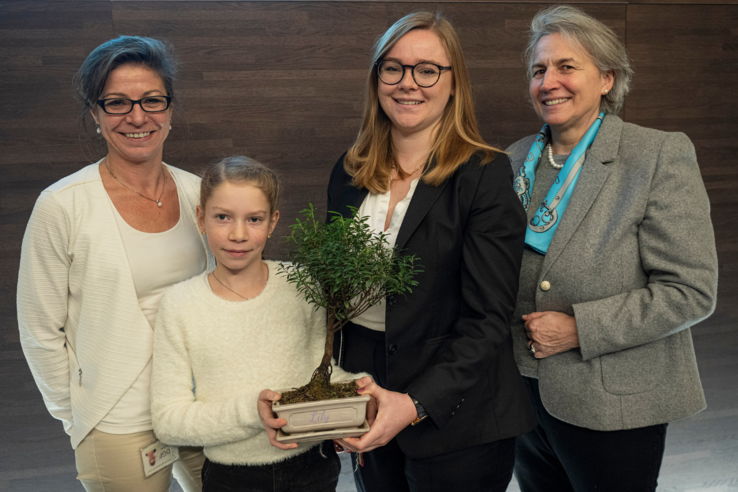 Photo de groupe de Marinette Kellenberger,Valérie Dittli,Séverine Siegenthaler et Lily