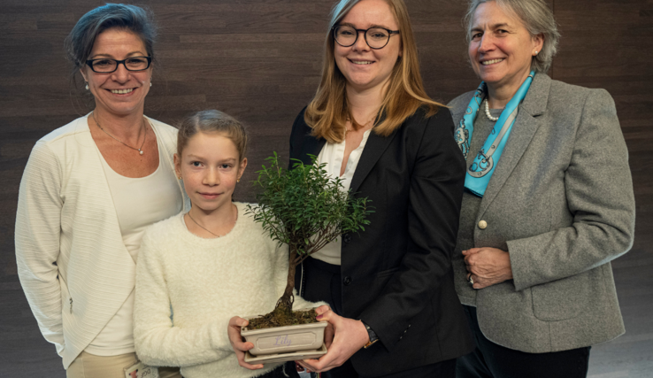 Photo de groupe de Marinette Kellenberger,Valérie Dittli,Séverine Siegenthaler et Lily