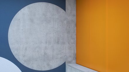 Haute Ecole d'ingénieurs et de gestion HEIG-VD Yverdon peinture mur