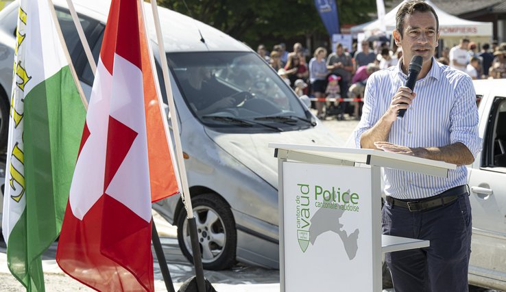 Etat de Vaud Sécurité publique Allocution du Conseiller d'Etat Vassilis Venizelos