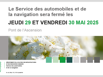 Fermeture 29 et 30 mai 2025