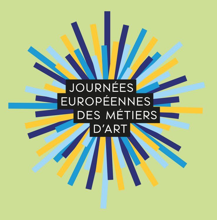 Image du logo 2026 des JEMA, la couleur de l'année est le vert pastel