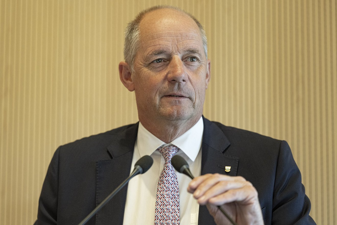 GRAND CONSEIL VAUD Jean-François Thuillard au perchoir