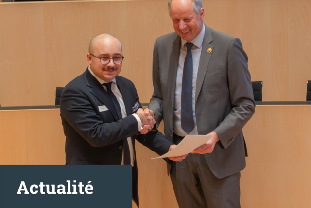 Remise des propositions au Président du Grand Conseil