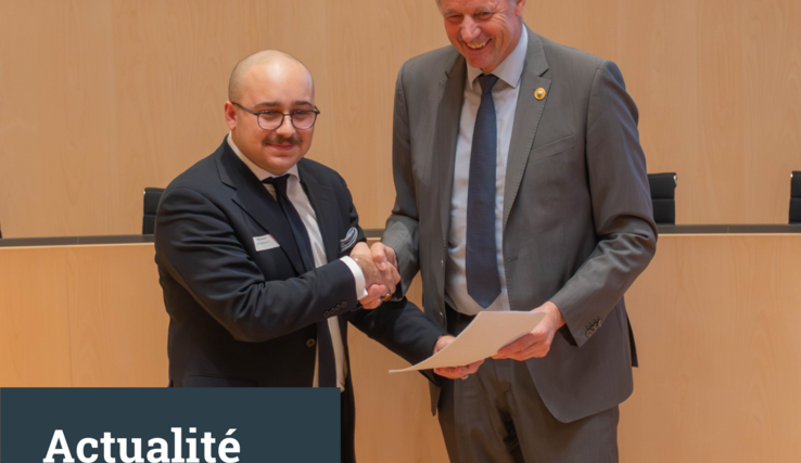 Remise des propositions au Président du Grand Conseil