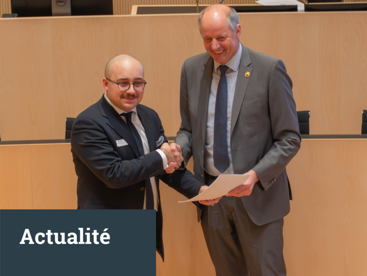 Remise des propositions au Président du Grand Conseil