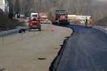 Décembre 2015 - Route de la Plaine - Pose 1ère couche d'enrobé - 2ème tronçon