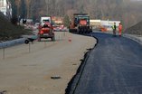 Décembre 2015 - Route de la Plaine - Pose 1ère couche d'enrobé - 2ème tronçon