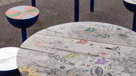 Gymnase de Burier - oeuvre artistique