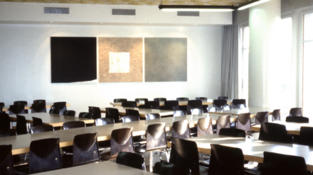 Gymnase du Belvédère Lausanne tryptique mural