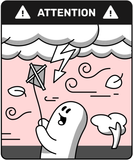 Dangers d'une tempête