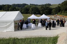 Lieu de la cérémonie du premier coup de pioche