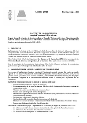 Rapport au format PDF