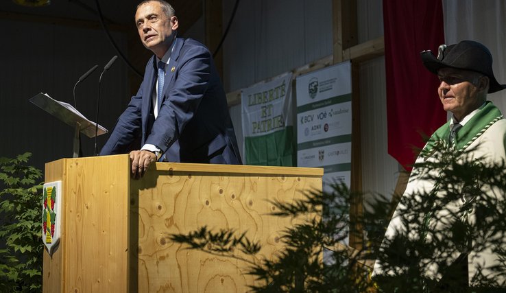 GRAND CONSEIL VAUD Réception du président