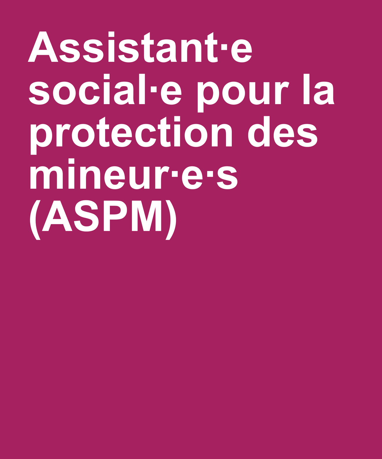 Vignette ASPM