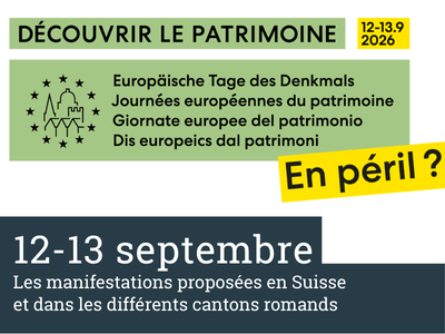 Texte dans l'image: visuel des Journées européennes du patrimoine