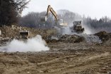 Février 2016 - Route Vufflens - Préparation des matériaux stabilisés au lieu d'extraction