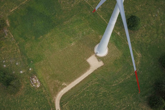 ROMANDE ENERGIE - SAINTE-CROIX EOLIENNES Eolien: après le chantier