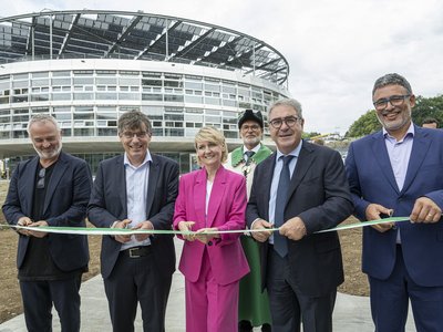 Etat de Vaud Coupé ruban C4 Campus Santé