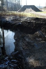 Février 2016 - Route Vufflens - Détournement provisoire du ruisseau du Moulin