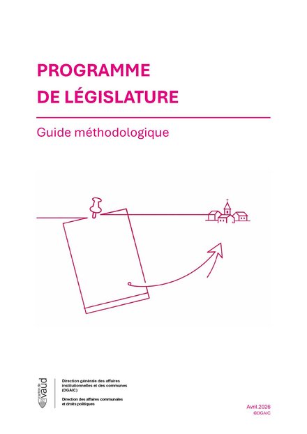 Guide méthodologique plan législature
