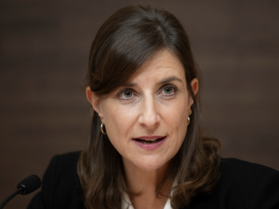 Portrait pris durant la conférence de presse