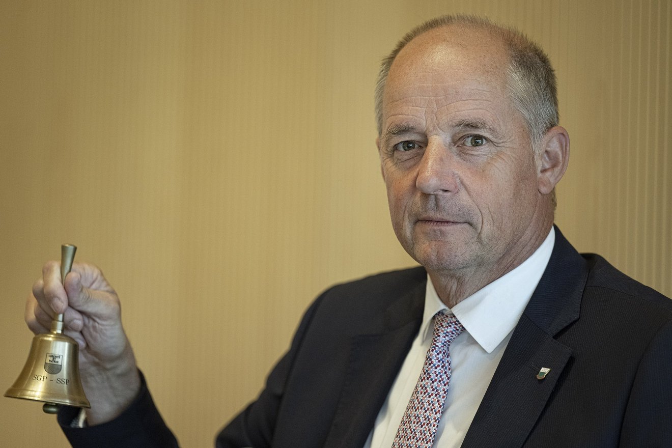 GRAND CONSEIL VAUD Jean-François Thuillard au perchoir