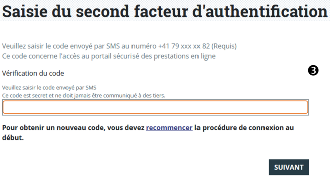 Connexion mode sécurisé 3