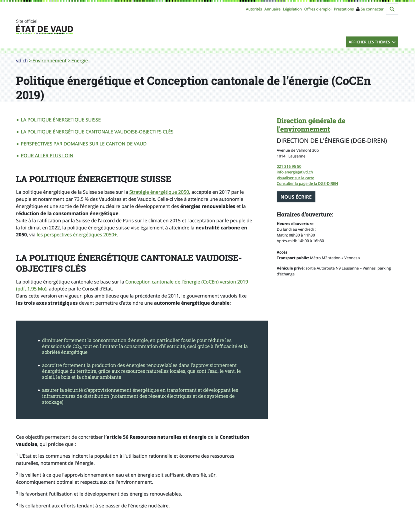 capture page contenu