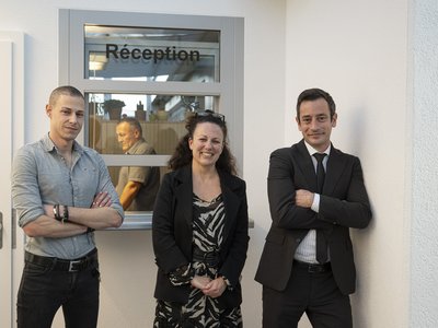 photo de Jeremy Gogniat,Vassilis Venizelos, Katiuska Stekel Diviani et