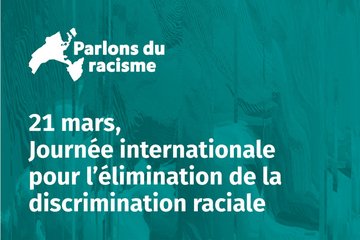 Affiche de la journée internationale pour l'éliminiation de la discrimination raciale