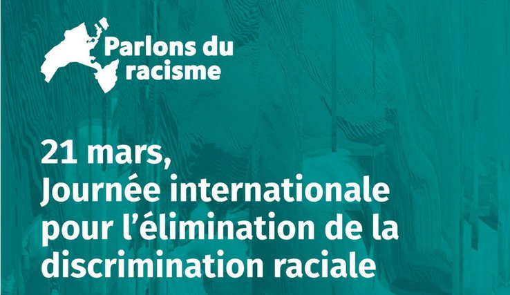 Affiche de la journée internationale pour l'éliminiation de la discrimination raciale