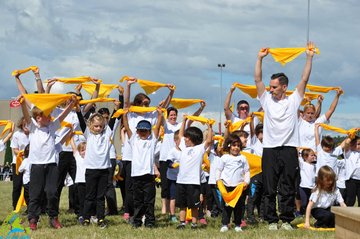 Fête cantonale 2014, gymnastique enfants, Bière