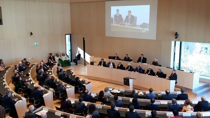 Le parlement lors de son inauguration, en 2017
