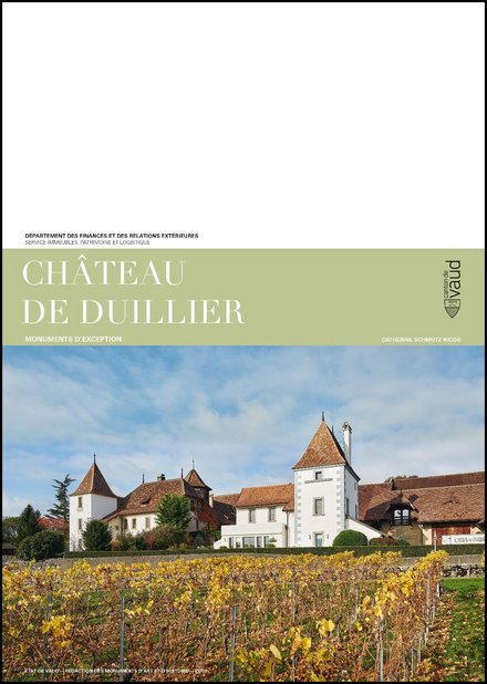 Couverture de la publication Monuments d'exception - Château de Duillier