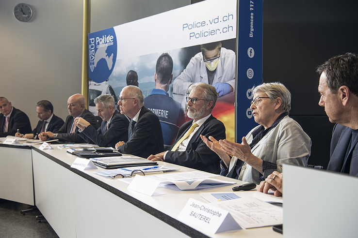 Photogrpahie de la conférence de presse annuelle
