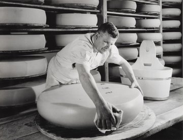 Fabrication du fromage, Hans Steiner, sans date