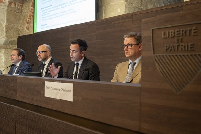 Etat de Vaud photo de la conférence de presse