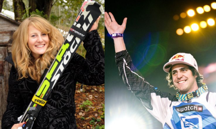 Fanny Smith (photo Deltodesco) et Mathieu Rebeaud.