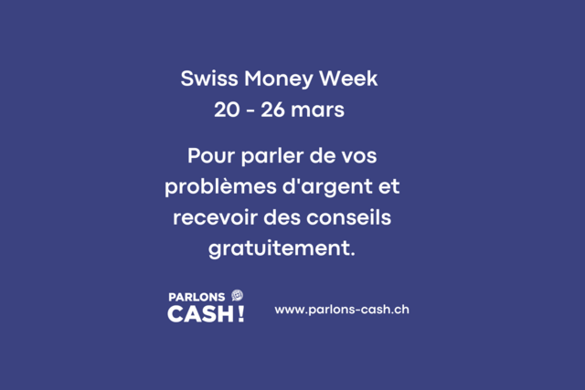 affiche swiss money week et parlons cash