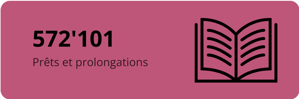572'101 Prêts et prolongations