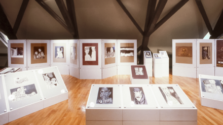 Gymnase de la Cité Mercerie Lausanne support expo