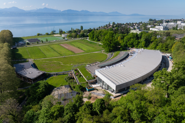 Prise de vue de la Bibliothèque cantonale et universitaire de Lausanne